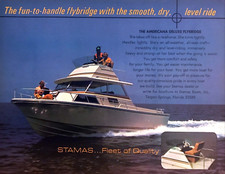 1971 Stamas Americana Deluxe Flybridge Boat photo 