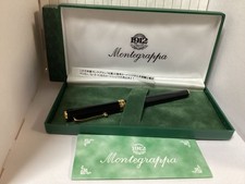 Unused Montegrappa Fountain Pen 1912 Black Authentic with Box picture