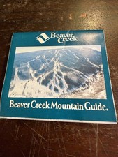 Vintage 1983 Beaver Creek Ski Resort Trail Map Brochure picture