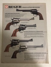 1997 Sturm Ruger Single Action Revolver Print Ad Advert pa9 picture