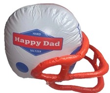 Brand New Happy Dad Full Send Nelk Boys Inflatable Helmet Hat 18” Tall picture