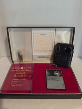 General Electric P-8501 Vest Pocket Radio Complete In Box With Accessories  picture