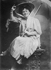 American stage silent film actress Edna Wallace Hopper circa 1910-1920 Old Photo picture