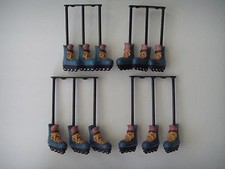 4 Roller Skates Blades Shoes 3-Hooks Tie Belt Holder Hangers Decorative Rack  picture