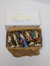 Vintage Vaillancourt Folk Art Chalkware Father Christmas/Santa Claus Figures Lot picture