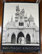 Walt Disney Cinderella Castle Poster Footsteps Renie Bardeau Gene Lester Litho picture