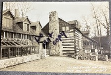 Postcard RPPC WI Hubertus Wisconsin Fox And Hounds Inn Tavern Near Holy Hill Wis picture