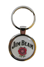 Jim Beam Key Chain, Jim Beam Whiskey Logo Keychain,  Jim Beam souvenir key chain picture