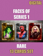 FACES OF 24 RARE ONLY 13 CARD NO AWARD TOPPS MARVEL COLLECT DIGITAL picture
