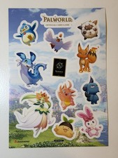 Bushiroad Palworld Official Card Game Sticker Sheet picture