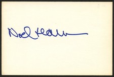 Noel Harrison d2013 signed autograph 4x6 Cut Actor and Singer ' picture