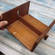 Kalmar Teakwood Thailand Napkin Holder Stand Mid century MCM style vib picture