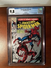 CGC 9.8 Marvel Comics Amazing Spider-Man #361 1992 2ND PRINT SILVER 1st Carnage picture