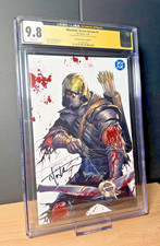 🔥Absolute Green Arrow #1 CGC 9.8 JSA Tyler Kirkham Signed Virgin Top Pop 1/2🔥 picture