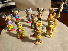 Vintage Lot of 10 Disney Ceramic Figurines 3.5