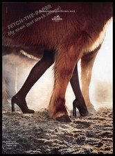 Hermes Footwear 2010s Magazine Print Ad 2014 Legs Hosiery Metamorphosis Pony picture