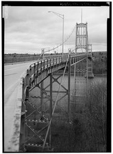 Waldo Hancock Bridge,Penobscot River,Bucksport,Hancock County,Maine,ME,HAER,2 picture