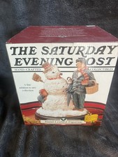 The Saturday Evening Post Hand Crafted Figurine Santa Christmas picture