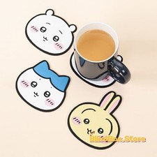 Chiikawa Hachiware Usagi Coaster PVC Heat-Resistant Non-Slip Cartoon Kawaii Gift picture