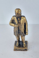 Vintage Figurine Small Chester A. Arthur 21st President Statue Cast Metal 2-1/2” picture