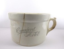 1903 CRANFORD HOTEL NJ Ironstone Chamber Pot Royal China Burgess & Co. Trenton picture