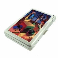 Classic New Millennium Mixed Media Art Cigarette Case w/lighter ID Holder Wallet picture