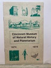 1974 1975 Cincinnati Museum of Natural History Planetarium Brochure OH Vtg picture