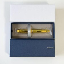 Sailor D.Gray-man Tim × Fude De Mannen Fountain Pen Yellow w/Box Japan Limited picture