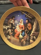Bradford Exchange Religious Collector Plates Lot of 2 Christian Decor 1996 picture