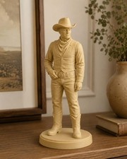 Cowboy Statue, Western Cowboy Sculpture, Rustic Western Decor picture