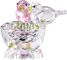 3.3'' Crystal Bird Figurine Collectible Art Glass Animal Gifts for Women | K9 picture