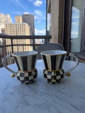 Mackenzie - Childs Courtly Check Ceramic Mug Set of 2  picture