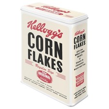 T Retro Storage Tin Box Xl 135.3 Oz Kellogg's Corn Flakes Retro Package “ Gift I picture
