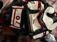Loungefly Star Wars Stormtrooper Backpack & Crossbody Bag Set White/Black/Red picture