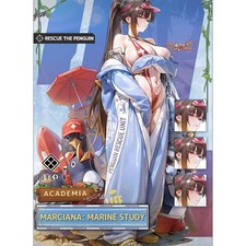 2Pcs Goddess of Victory: Nikke Marciana: Marine Study 10Cm Acrylic Stand Badge picture