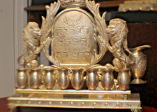 Vintage Chanukah Menorah weighs 590 Grams Sterling .925 Hallmarked Mexico Art picture