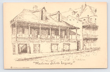 c1926 Madame John’s Legacy GF Castleden Art Card New Orleans LA picture