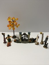 Vintage Halloween Miniature Figurines Set Of Eight picture