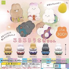 Korokoro Usagi-chan Rabbit Figure complete set 5 Capsule Toy NEW picture