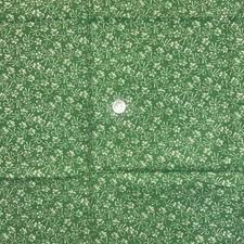 Vintage 40s Cotton Fabric Green Whimsical Bows 36” X 42.5” picture