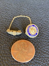Vtg 1938 Edwin H. Vare Junior High School Philadelphia 2pc Class Pin Rolled Gold picture