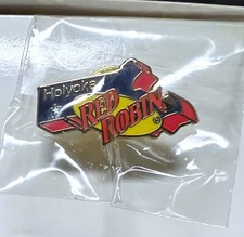NEW & Rare *Holyoke Red Robin* Massachusetts State Map Pin - Employee VHTF picture