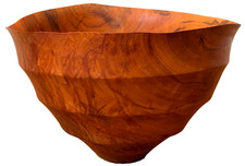 1999 Tom Dunne Vermont Studio Turned Wood Sculpture Vessel Bowl Vtg Art picture