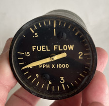Vintage General Electric 8DJ64GAA Aircraft Fuel Flow Gauge , Original picture
