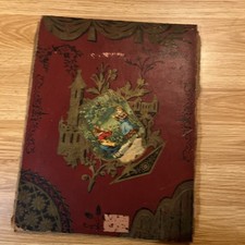 1898 -1904  Victorian Scrap Book Ephemera Women Scenery Animals picture