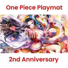 🦝 One Piece Official - 2nd Anniversary Boa Hancock Playmat Asia Exclusive Promo picture