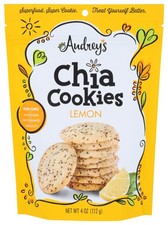 Audreys Cookie Chia Lemon 4 OZ Pack Of 6 picture