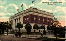 Vintage Tampa Florida Post Office and Custom House Postcard picture