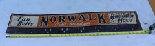 Rare Vintage Norwalk Gold Standard Tires Car Store Fan Belts Radiator Metal Sign picture