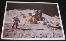 Astronaut James Irwin signed photo,